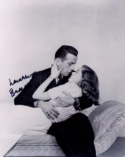Lauren Bacall autograph