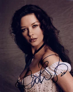 Catherine Zeta Jones autograph
