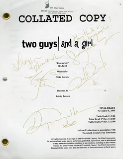 Two Guys and A Girl autograph