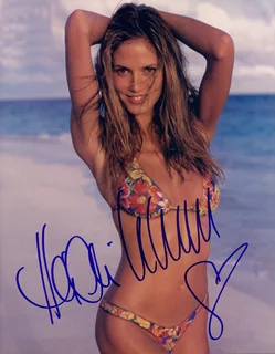 Heidi Klum autograph