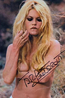 Brigitte Bardot autograph
