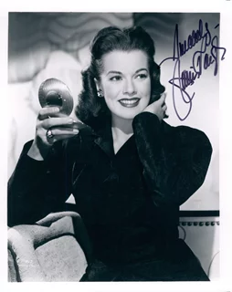 Janis Paige autograph