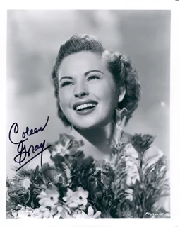 Coleen Gray autograph