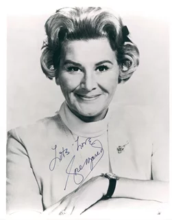 Rose Marie autograph