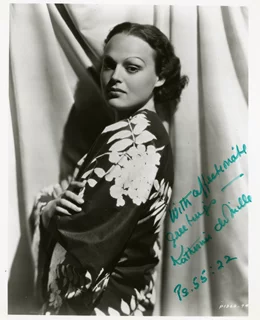 Katherine DeMille autograph
