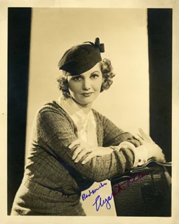 Elizabeth Allan autograph