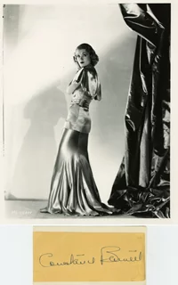 Constance Bennett autograph