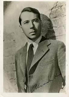 Alexander Knox autograph