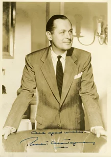Robert Montgomery autograph