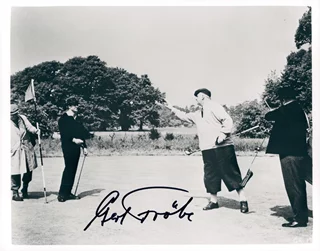 Gert Frobe autograph