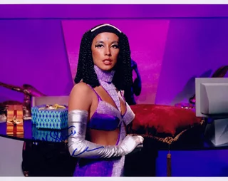 France Nuyen autograph