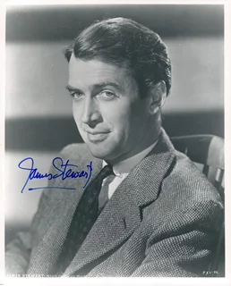 James Stewart autograph