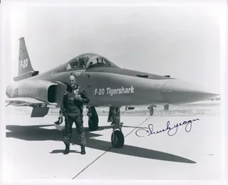 Chuck Yeager autograph