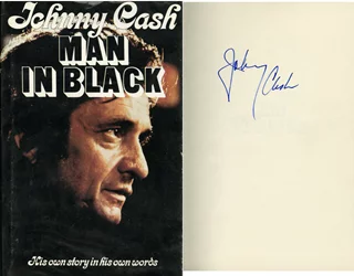Johnny Cash autograph