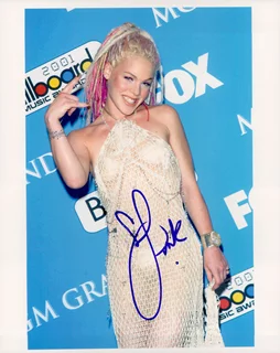 Pink autograph