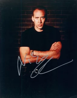 Nicolas Cage autograph