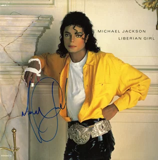 Michael Jackson autograph