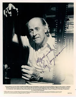 Ray Harryhausen autograph