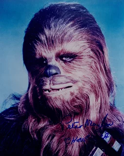Peter Mayhew autograph