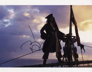 Johnny Depp autograph