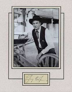 Gary Cooper autograph
