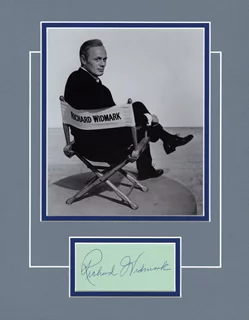 Richard Widmark autograph