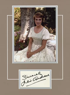 Julie Andrews autograph