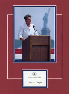Ronald Reagan autograph