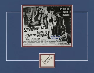 Superman autograph