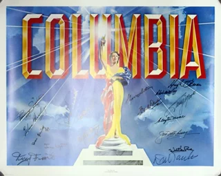 Columbia Film Stars autograph