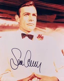 Sean Connery autograph