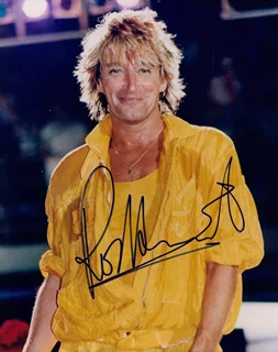 Rod Stewart autograph