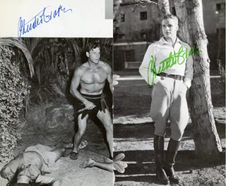 Buster Crabbe autograph