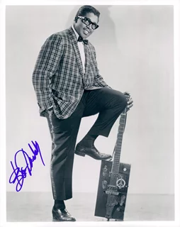 Bo Diddley autograph