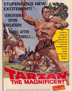 Gordon Scott autograph