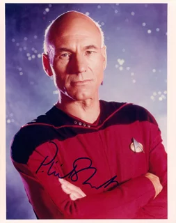 Patrick Stewart autograph