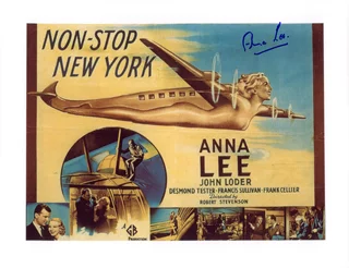 Anna Lee autograph