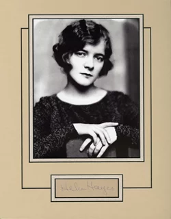 Helen Hayes autograph