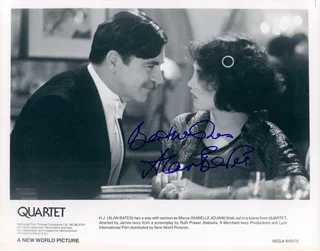 Alan Bates autograph