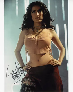Salma Hayek autograph