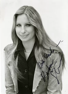 Barbra Streisand autograph
