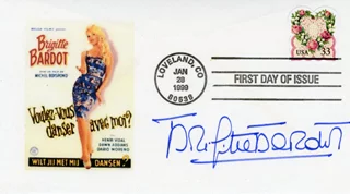 Brigitte Bardot autograph
