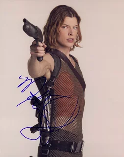 Milla Jovovich autograph