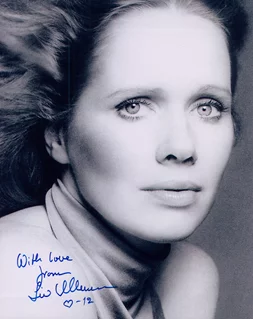 Liv Ullmann autograph