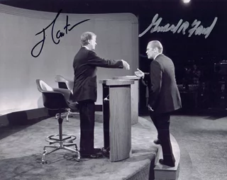 Carter and Ford autograph