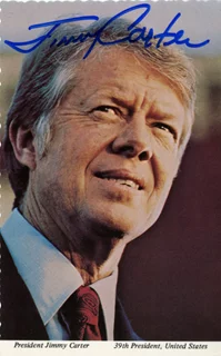 Jimmy Carter autograph