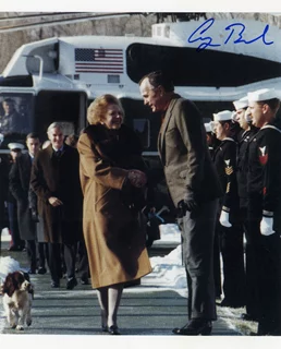 George Bush autograph