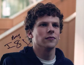Jesse Eisenberg autograph