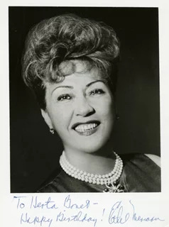 Ethel Merman autograph