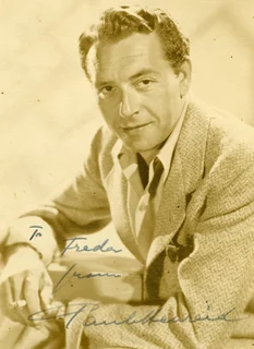 Paul Henreid autograph